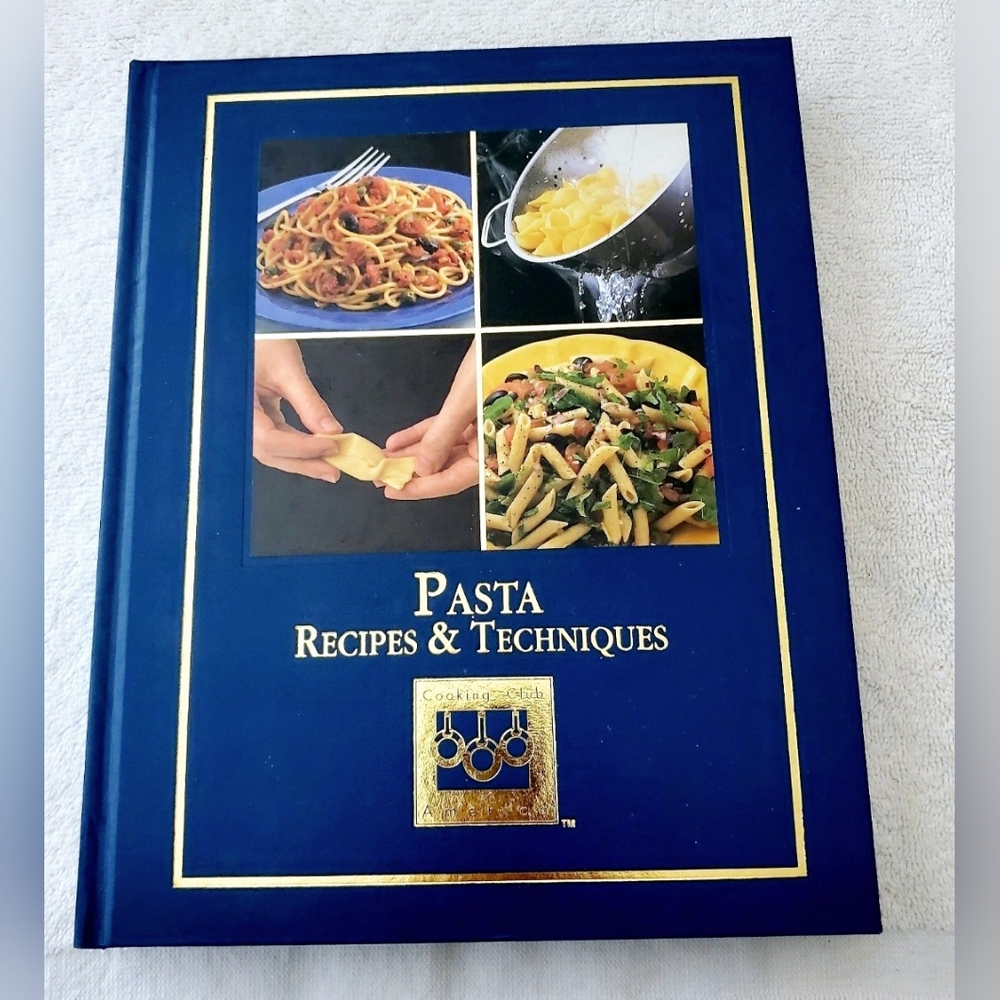 Pasta Recipes and Techniques Hardcover Cookbook